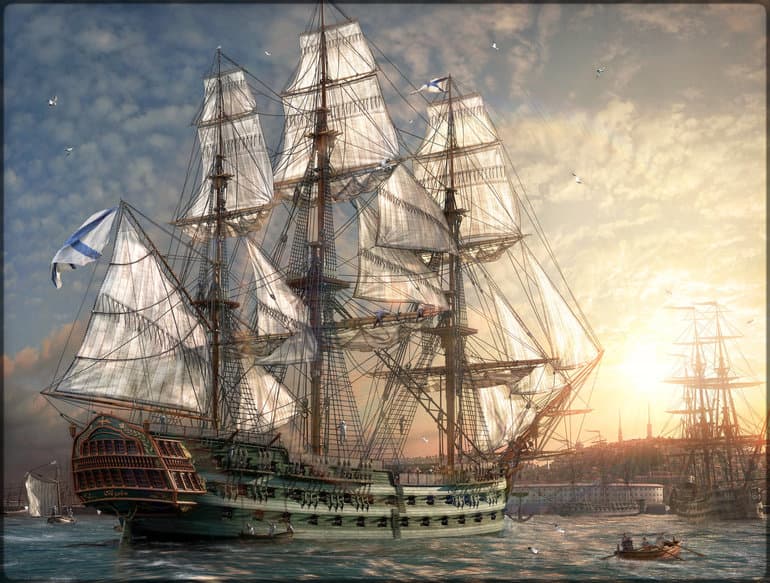 Парусные корабли &mdash; классификация, виды и особенности строения