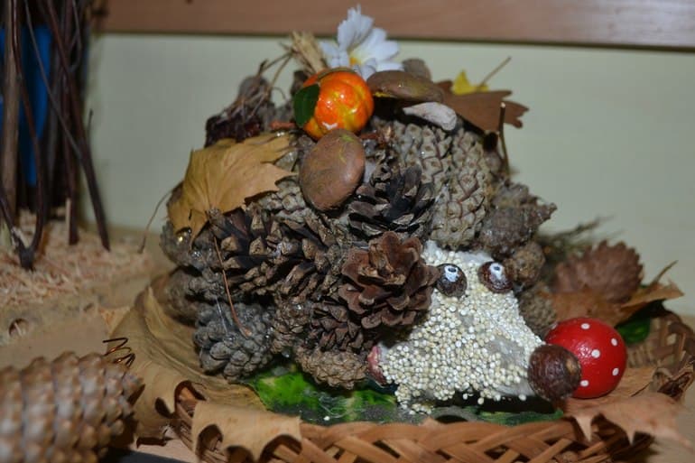 Поделки из природного материала для начальной школы