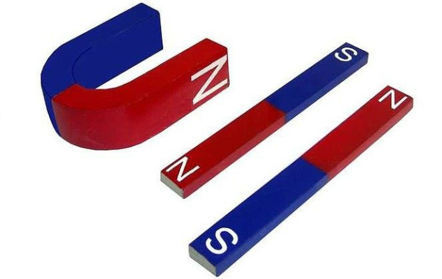 Постоянные магниты &ndash; схема магнитного и электрического поля