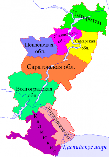 Поволжский экономический район — характеристика, географическое положение, развитие промышленности