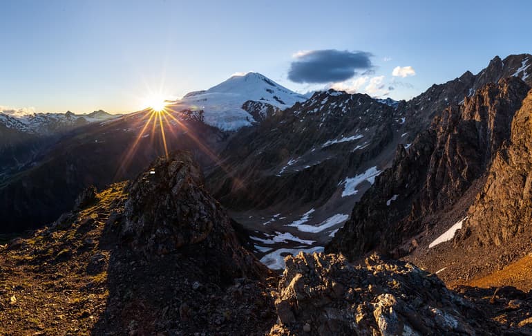 Протяжённость и географическое положение Кавказских гор