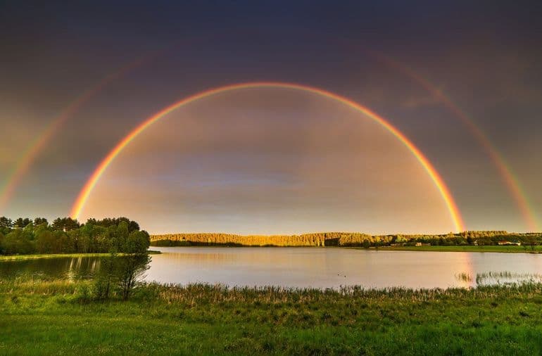Радуга — сообщение для детей о природном явлении