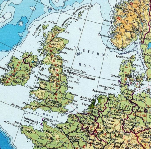 Северное море — где находится, главные порты и страны