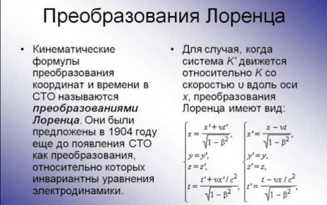 Специальная теория относительности Эйнштейна – элементы, формулы кратко и понятно