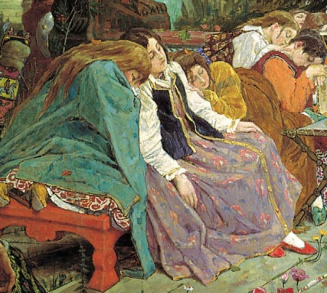 &laquo;Спящая царевна&raquo; &mdash; краткое содержание сказки В.А. Жуковского