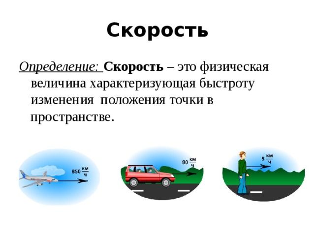 Средняя скорость движения &ndash; формула расчета, вычисление и определение кратко (7 класс)