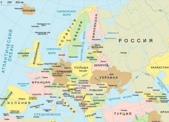 Страны Восточной Европы – список со столицами и описанием (7 класс, география)