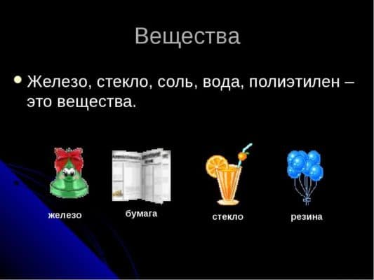 Тела, вещества, частицы (3 класс) к уроку по окружающему миру