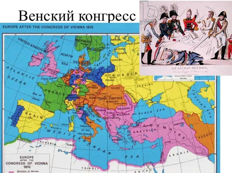 Венский конгресс (1814-1815) &mdash; причины, условия соглашения и итоги