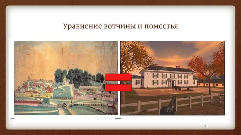 Вотчина и поместье — общее и различия видов землевладения