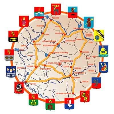 Золотое кольцо России &ndash; города (3 класс, окружающий мир)